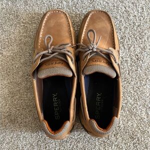 Sperry Men's Brown Leather Boat Shoes